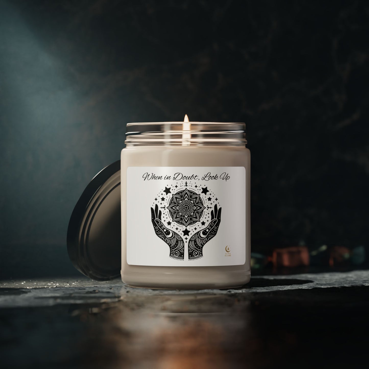 Meditative Scented Soy Candle, Relaxation Decor, Mindful Gift, Aromatherapy, Self-Care, Home Fragrance