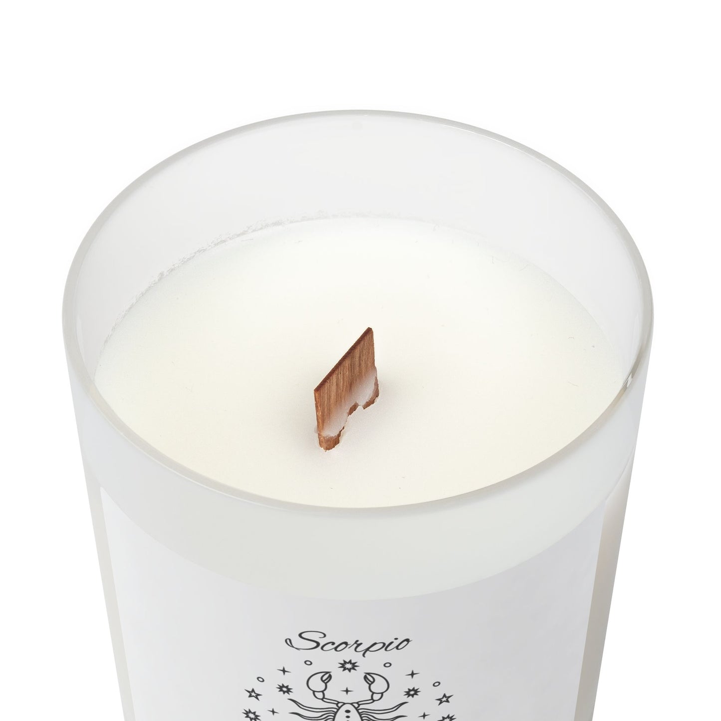 Scorpio, Astrology-Themed Frosted Candle, Ideal Gift for Scorpio Lovers