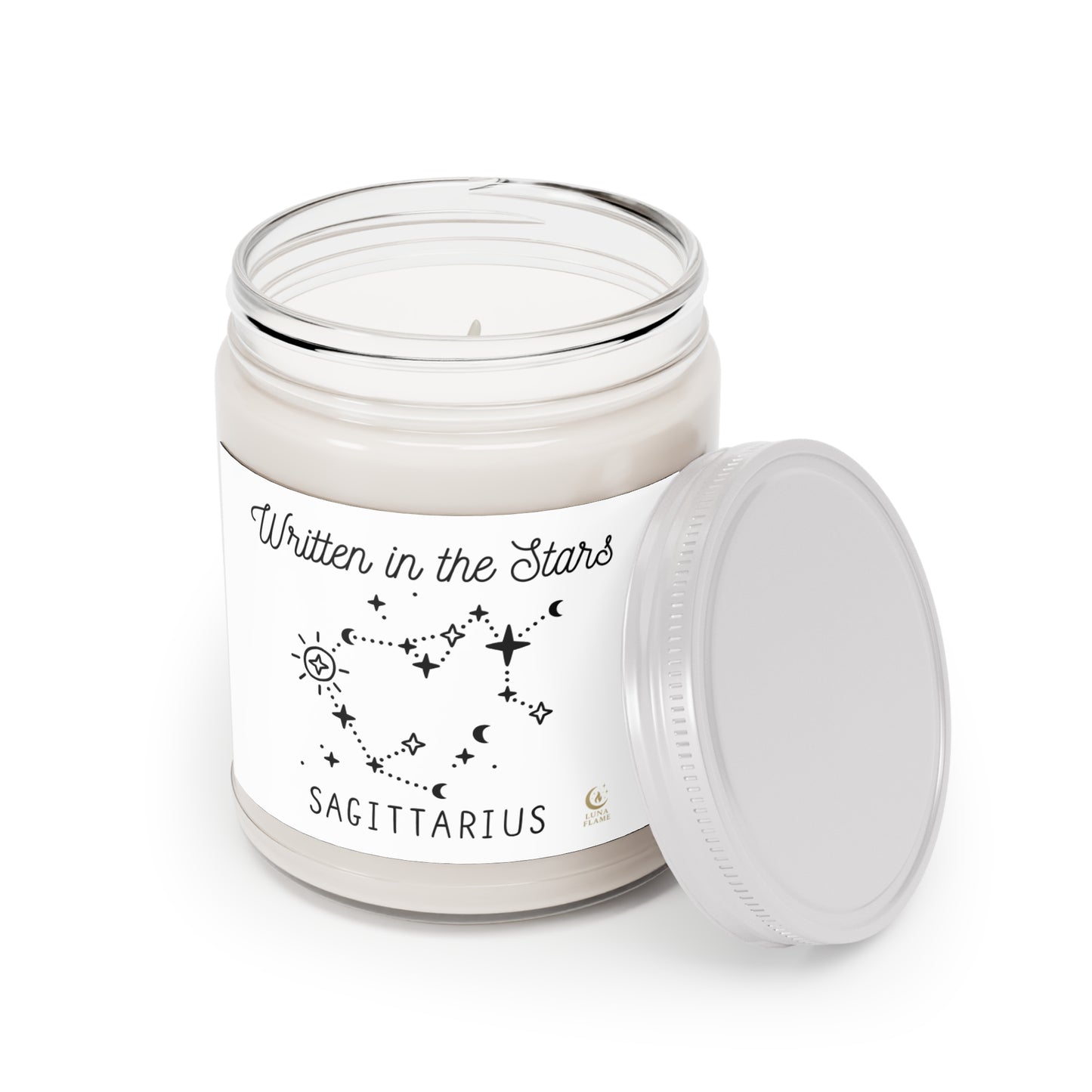 Sagittarius Scented Soy Candle | Zodiac Gift, Astrology Decor
