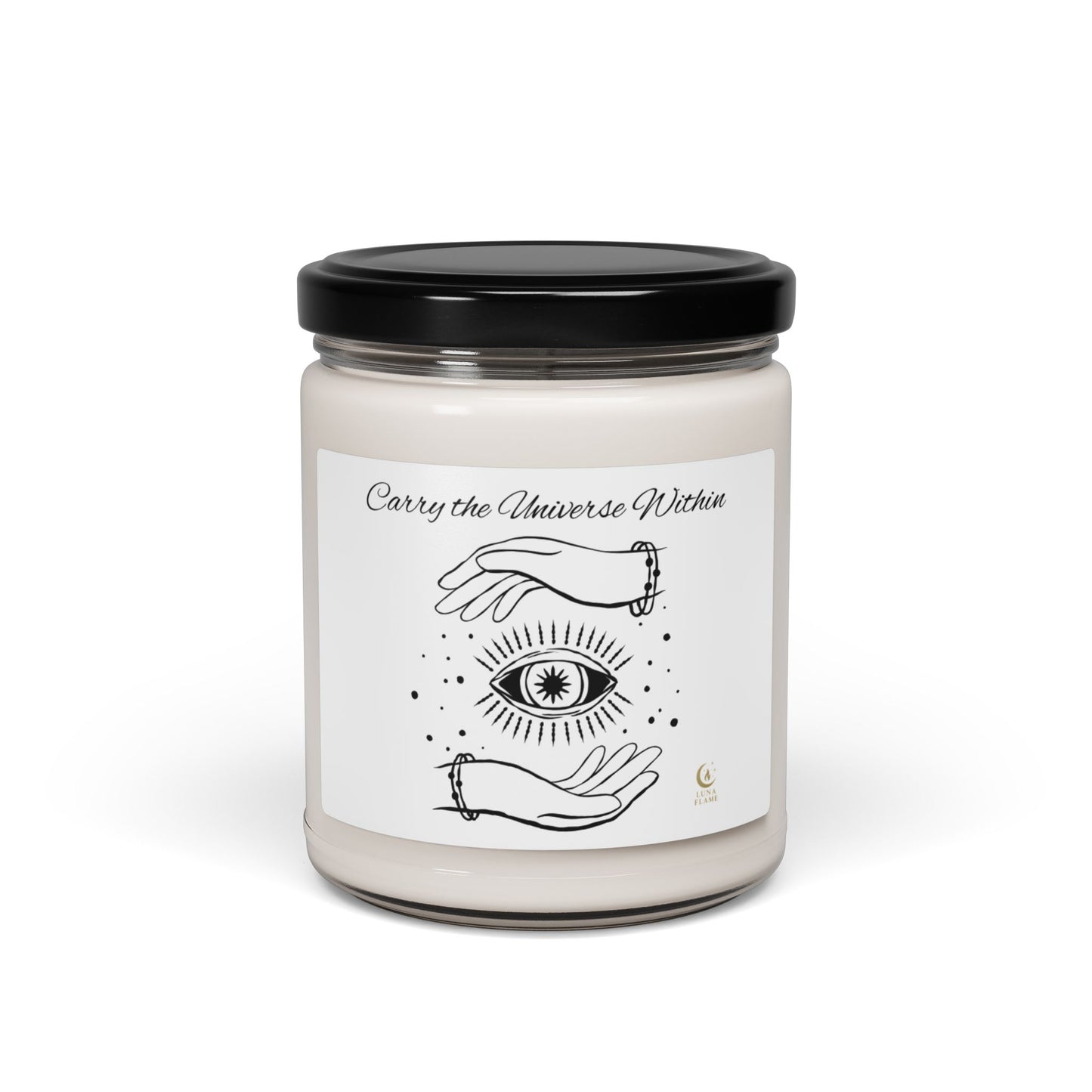 Bohemian Scented Candle, Mindfulness Gift, Home Decor, Eco-Friendly, Spiritual Awakening, Yoga Accessory