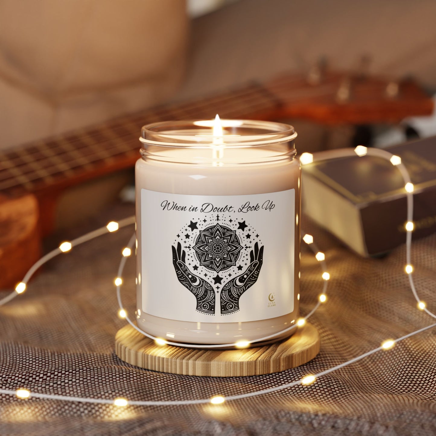 Meditative Scented Soy Candle, Relaxation Decor, Mindful Gift, Aromatherapy, Self-Care, Home Fragrance