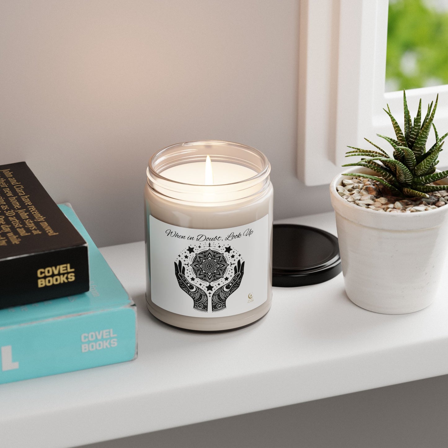 Meditative Scented Soy Candle, Relaxation Decor, Mindful Gift, Aromatherapy, Self-Care, Home Fragrance