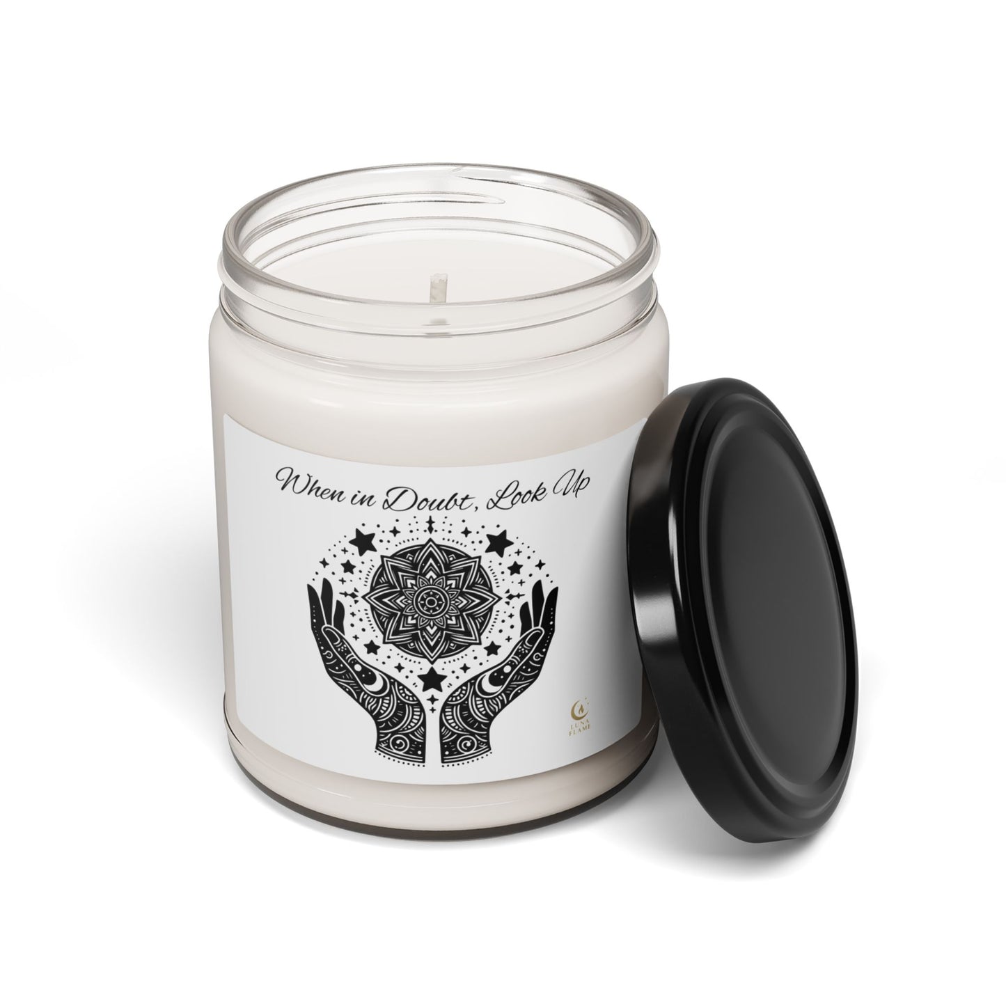 Meditative Scented Soy Candle, Relaxation Decor, Mindful Gift, Aromatherapy, Self-Care, Home Fragrance