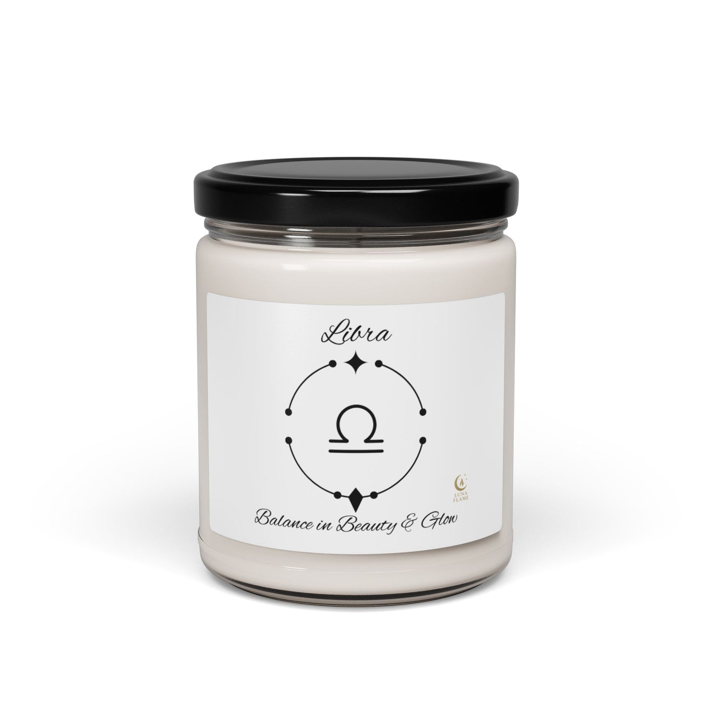 Libra, Aromatherapy Soy Candle, Relaxing Spa Scent, Hand Poured, Natural Wax Blend