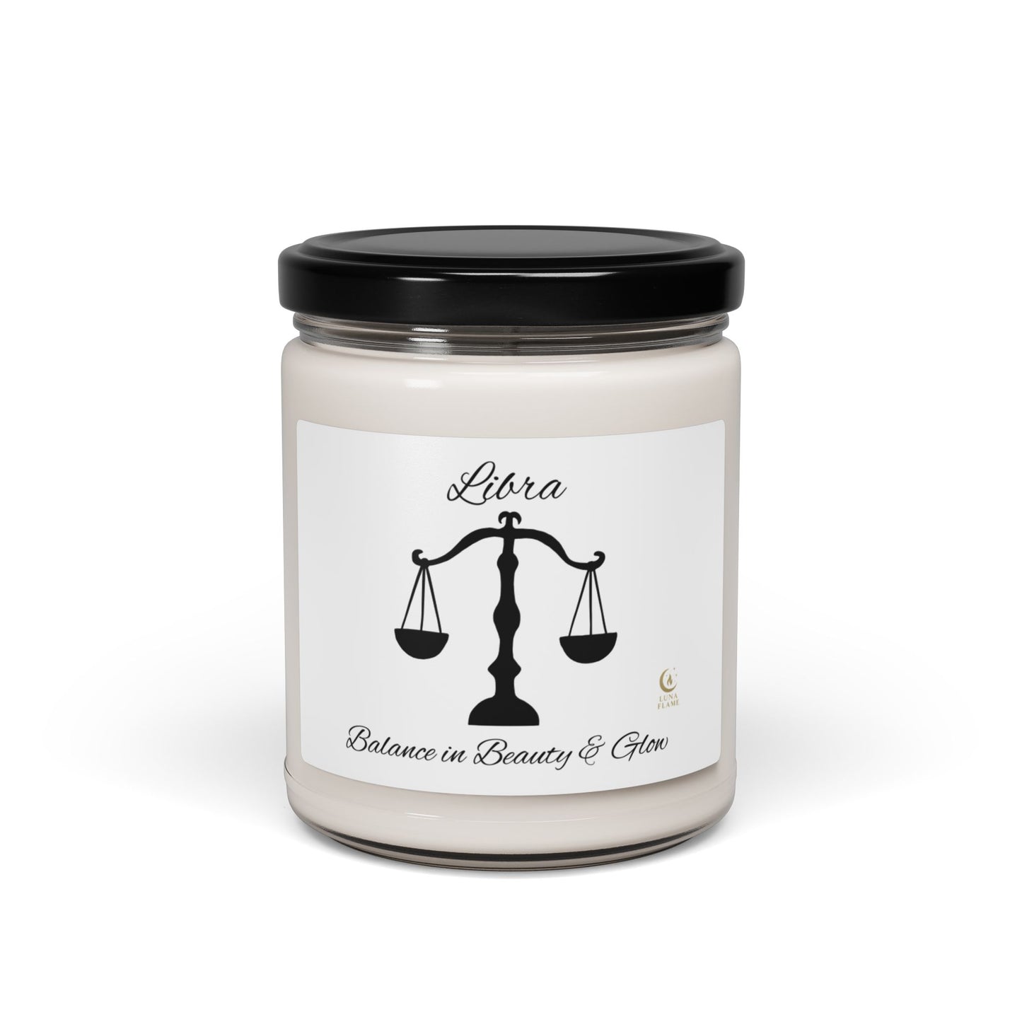 Libra Scented Soy Candle, Zodiac Candle, Astrology Gift, Balance in Beauty & Glow