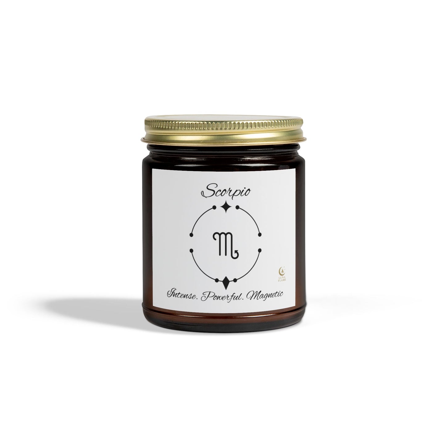 Scorpio Scented Candle, Zodiac Sign Candles, Relaxing Aroma for Home Decor
