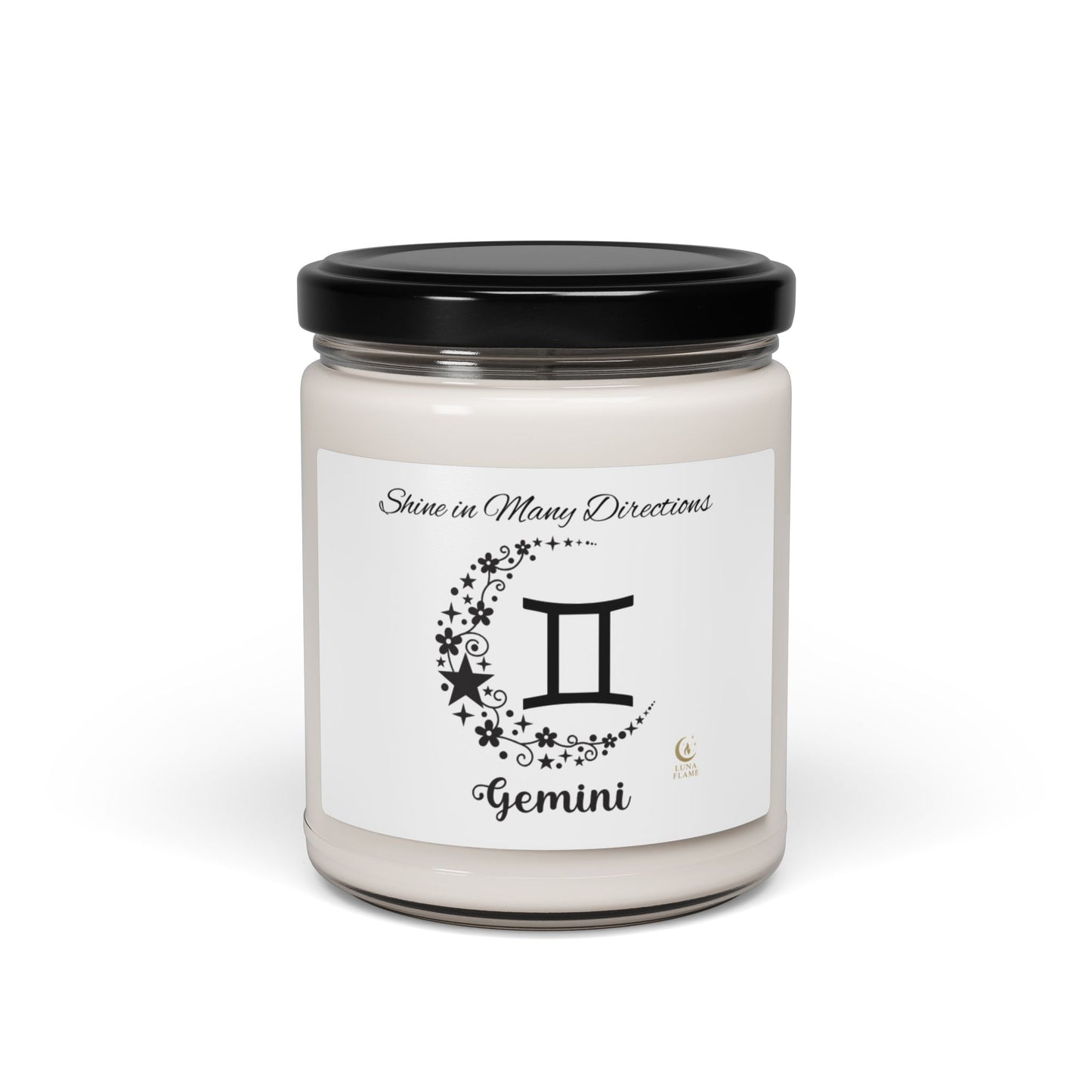 Gemini, Eco-Friendly Zodiac Candle, Hand-Poured, Astrology Gift