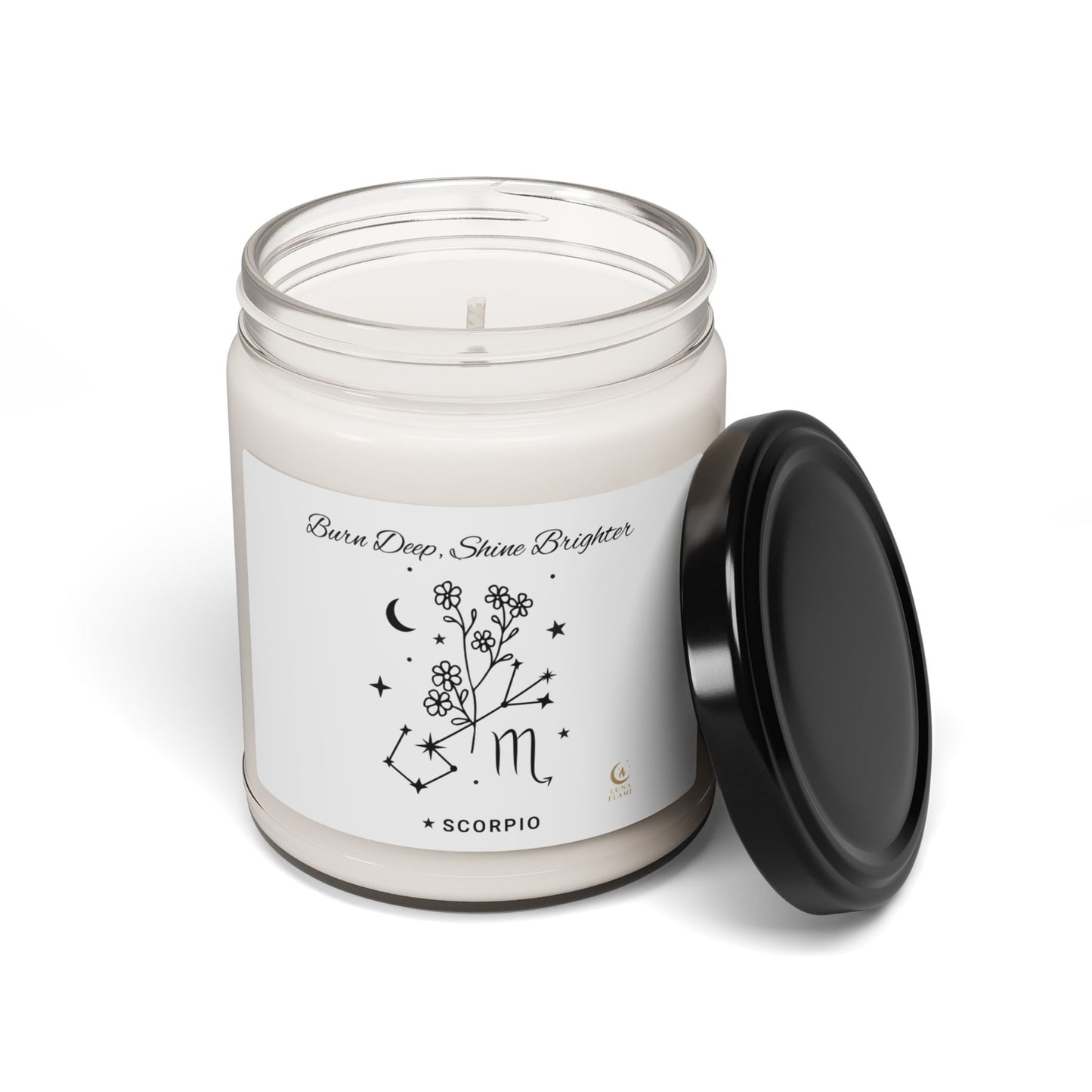 Scorpio Scented Soy Candle, Zodiac Candle for Astrology Lovers, Spiritual Gifts