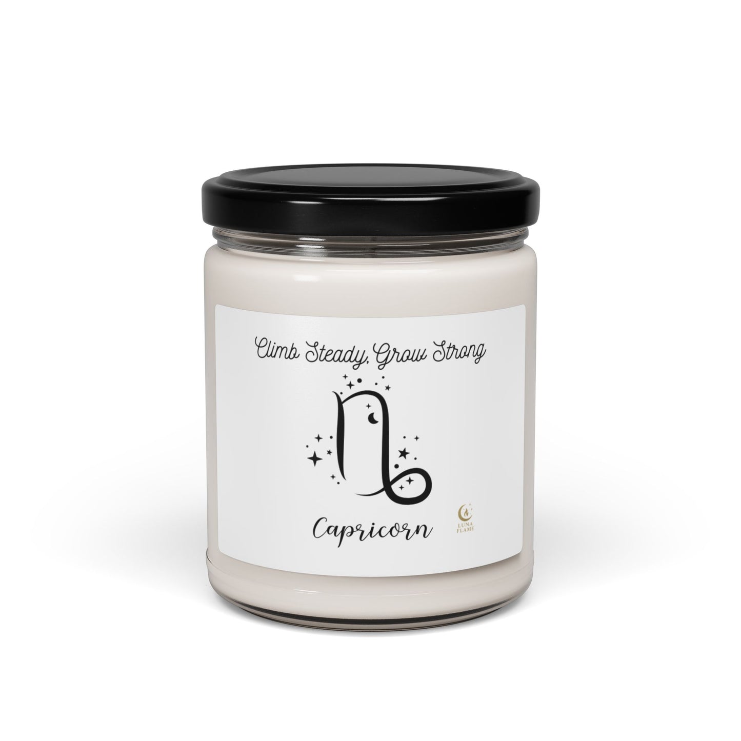 Capricorn Eco-Friendly Zodiac Candle, Hand-Poured, Astrology Gift